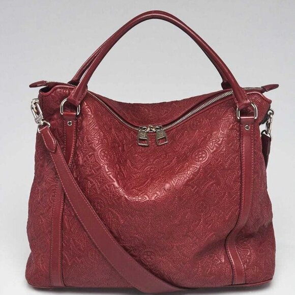 Louis Vuitton Cerise Monogram Lambskin Antheia Ixia PM Bag - Picture 1 of 12